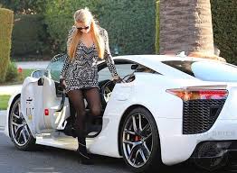 Paris hilton new car 071210 | i need my fix ed.: Paris Hilton S Lfa Goes On The Auction Block For Only 495 000 Autospies Auto News