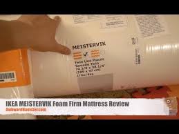 I also have an ikea twin foam mattress in my guest room that i sleep on frequently and like. Ikea Meistervik Foam Firm Mattress Review Youtube