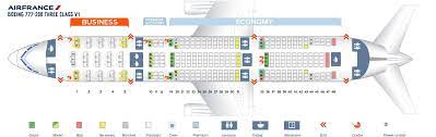 Seat Map And Seating Chart Boeing 777 200er Air France Three Class V1 Air France Boeing 777 Boeing