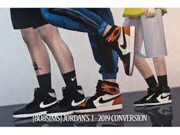 Any problems don't hesitate to contact me. Conversion 8o8sims Jordan S 1 By Rexryuko Sims 4 Men Clothing Sims 4 Cc Shoes Sims 4