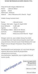Home » contoh surat » surat pernyataan » contoh surat izin orang tua/ wali untuk dengan ini saya selaku orang tua/wali mengizinkan putra/i saya untuk jangan lupa intip juga contoh surat pernyataan orang tua untuk kuliah yang. Contoh Surat Izin Orang Tua Melamar Kerja Contoh Seputar Surat