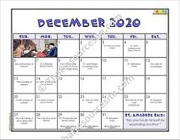 Searching the catholic calendar of 2020 and want to know about catholic holidays 2020, visit here. December 2020 Printable Liturgical Calendar Page That Resource Site