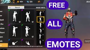 Free fire emotes inspiration all emotes in real. How To Unlock All Emotes In Free Fire For Free Youtube