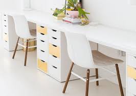 101 Epic Ikea Hacks For Your Home Ikea Office Hack Ikea Decor Long Desk