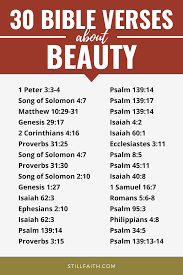 Maybe you would like to learn more about one of these? 157 Bible Verses About Beauty Kjv Stillfaith