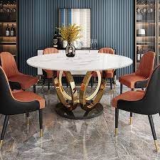 59 Modern Round Dining Table Set For 6