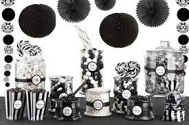 Black And White Candy Black And White Candy Buffet White Candy Bars Black Candy Buffet Black Candy