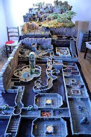 dwarven forge huge table with 10 levels cartes de donjon batiments minecraft donjons et dragons