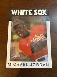 He's also at the top of the mountain when it comes to nba cards. Michael Jordan White Sox 1986 Topps Style Promo Baseball Rookie Card Ebay