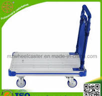 4 Wheels Foldable Hand Cart with Aluminium Platform