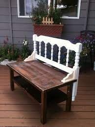 All you will be required to do is add an elegant upholstery and foam for converting it into a comfortable seating. Diy Craft Projects Trash To Treasure Architectural Salvage Old Coffee Tables Old Headboard Furniture Makeover