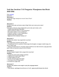 Sebutkan berbagai pihak (siapa saja). Contoh Soal Uts Pengantar Bisnis Semester 1 Dapatkan Contoh