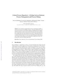 Tech presentation involved extracting insights from a celonis process model which they gave me access to and creating a deck to accompany it as a client pitch. Pdf Celonis Process Repository A Bridge Between Business Process Management And Process Mining