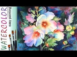 How to design your painting | watercolor flowers for beginners. How To Paint Landscape Paint With Oil Or Gouache Tutorial For Beginners Easy å¦‚ä½• Youtube Watercolor Flowers Tutorial Flower Painting Watercolor Flowers