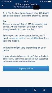 Unlocked mobiles tend to sell better and faster. Solved Payg Phone Unlocking Charges O2 Community
