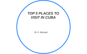 TOP 5 PLACES TO VISIT IN CUBA by Steven Morvant