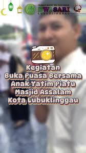 Buka Puasa Bersama Anak Yatim di Masjid Assalam