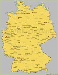 Manche städte kennt ihr mit sicherheit schon. Die Stadte Von Deutschland Auf Der Karte Annakarte Com