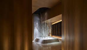 The Simulated Snow Garden Which Looks Like A Winter Wonderland In The Spa At Morpheus Zaha Hadid Design Zaha Dream City