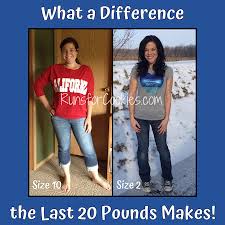 Runs For Cookies What A Difference The Last 20 Pounds Makes