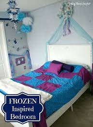 Frozen Inspired Bedroom Busy Mom S Helper Frozen Inspired Bedroom Bedroom Design Diy Frozen Room