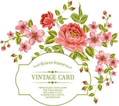 Flower Frame Vintage Card Vector 549491 Jpg 559 498 Flower Frame Flower Frame Png Vintage Flowers