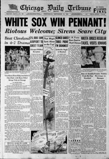 Chicago's air-raid sirens celebrate White Sox pennant win
