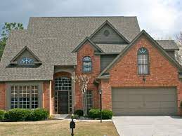 We love the sage green against this red brick. Great Red Brick Home Design Model Home Interior Design Ideas In 2021 Brick Exterior House Red Brick House Red Brick House Exterior