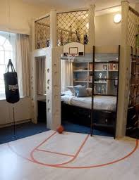 Creative Basketball Hoop Bed For The Aspiring Steph Curry S And Lebron James Case Design Remodeling In Cool Boys Room Bedroom Arrangement Awesome Bedrooms