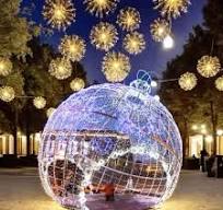 Outdoor Motif Lights 3d Giant LED Ball Arch Lighting - BBIER®