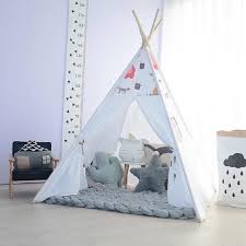 Cotton Crepe Kids Teepee Tent Baby Tipi Children Room Wigwam Game Play House Girl Boy Toys For Child Products 4 Poles Photo Toy Tents Aliexpress