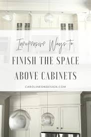 My name is ryan cunningham and i have been a professional painter for the last 16 years, the last 7 of which i have run a cabinet refinishing shop. How To Fill Space Between Cabinets And Ceiling Caroline On Design Above Kitchen Cabinets Cabinets To Ceiling Above Cabinets