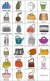 Check Out This Visual Glossary Of Bag Styles Fashion Bags Fashion Vocabulary Purse Styles