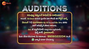 Zee Telugu Zeetelugu Auditions Facebook