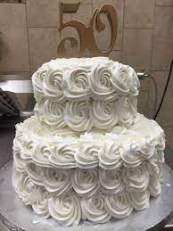 Walmart bakery wedding cakes are generally 3 tier designs, and the store offers more than 35 different options for brides and grooms to pick from. Shimmery White Rosette Tier Cake I Made At Walmart Tiered Cakes Rosette Cake Cake