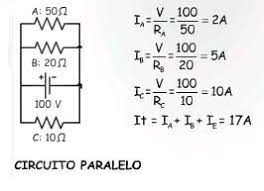 Circuitos En Paralelo Y En Serie Explicacion Calculos Y Ejercicios Circuito En Serie Circuitos Circuito Paralelo