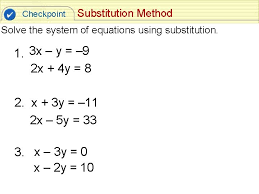 Systems of equations with substitution. Solving Systems Of Equations Substitution Method Warmup Problems