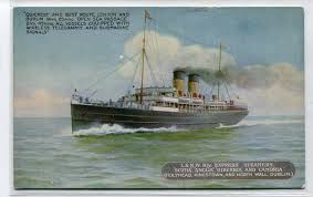 Multe oferte cu preturi minime. L Nw Railway Steamers Scotia Anglia Hibernia Holyhead Dublin Service Postcard Hippostcard