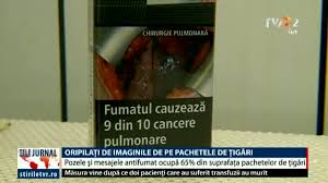 Video Oripilați De Imaginile De Pe Pachetele De țigări
