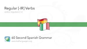Present tense conjugations for ar verbs. Spanish Grammar Present Indicative Tense With Ir Verbs The Leaf Project