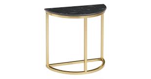 Our half circle window was joined to our lower windows, so we needed to create a head jamb for the top of the window to separate the two. Half Round Black Granite And Gold Metal Tanis Accent Table 51 Stylish Furnishings For Small Apartments All From World Market Popsugar Home Photo 47
