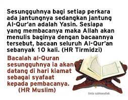 Baca surat yasin lengkap bacaan arab, latin & terjemah indonesia. Khasiat Surat Yasin Blognyafitri Part Ii