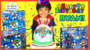 ~ made from premium cardstock glossy paper ~ electronically cut ~ only good for 1 time use. Ryan S 5th Birthday Party Surprise Toys Opening Presents Youtube