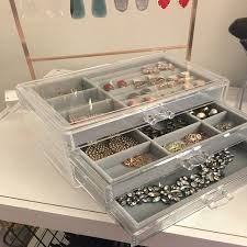4.5 out of 5 stars with 2 ratings. Large Jewelry Organizer Velvet Trays Jewelry Box Jewelry Tray Jewelry Display Jewellery Case Dresser Drawer Inserts Velvet Tray In 2021 Jewelry Tray Makeup Storage Box Jewelry Organization