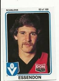 SCANLENS 1967 VFL/AFL FOOTBALL CARD #58 Darcy/McKenzie/Bisset MINT  (Footscray)