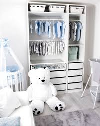 The Baby Room For Our Little Man Is Finally Finished Today I Show You The Complete Equipment Ikea Baby Room Ikea Baby Baby Room Organization