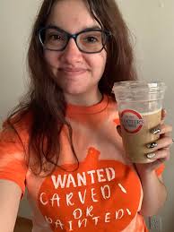 Maple butter iced latte with cold foam