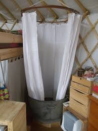Shower Without Running Water In The Yurt David Mercereau David Mercereau Running Shower Water W Caravan Renovation Diy Truck Camping Caravan Renovation