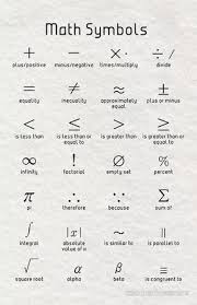 Maths Symbols Poster By Coolmathposters Math Methods Math Vocabulary Studying Math
