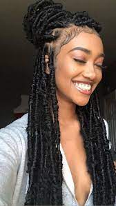 Frontal Lace Wig Distressed Locs Locs Wigs Braided Wig Etsy In 2021 Faux Locs Hairstyles Locs Hairstyles Natural Hair Styles